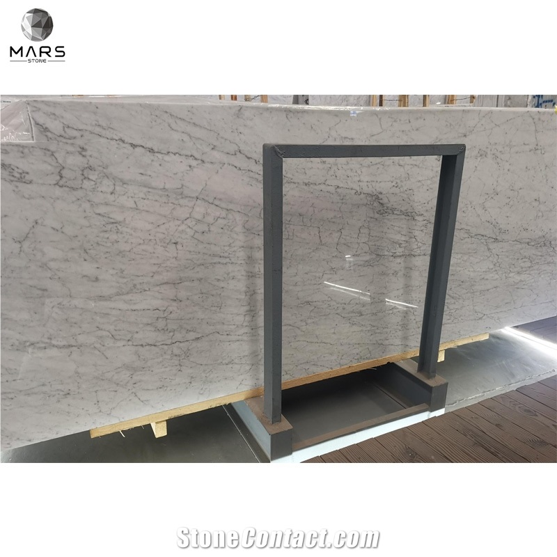 Competitive Price Polished Pure White Carrara Marble Slab