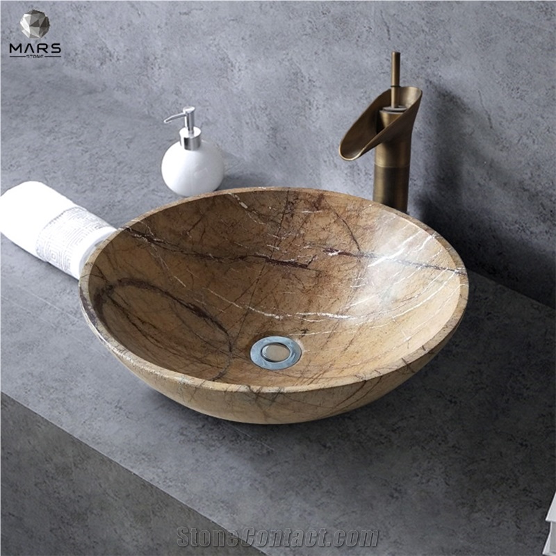 Designer Marble Stone Sink Standing Wash Basin