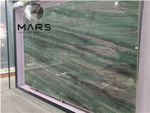 Factory Direct Green Quartzite Slab Green Botanic Royal