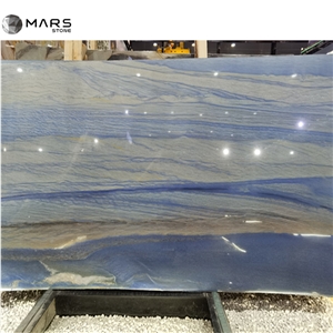 Fancy Natural Azul Macaubas Blue Sky Quartzite Slab