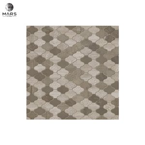 Good Price Lantern Sharped Arabesque Marble Mosaic Tiles