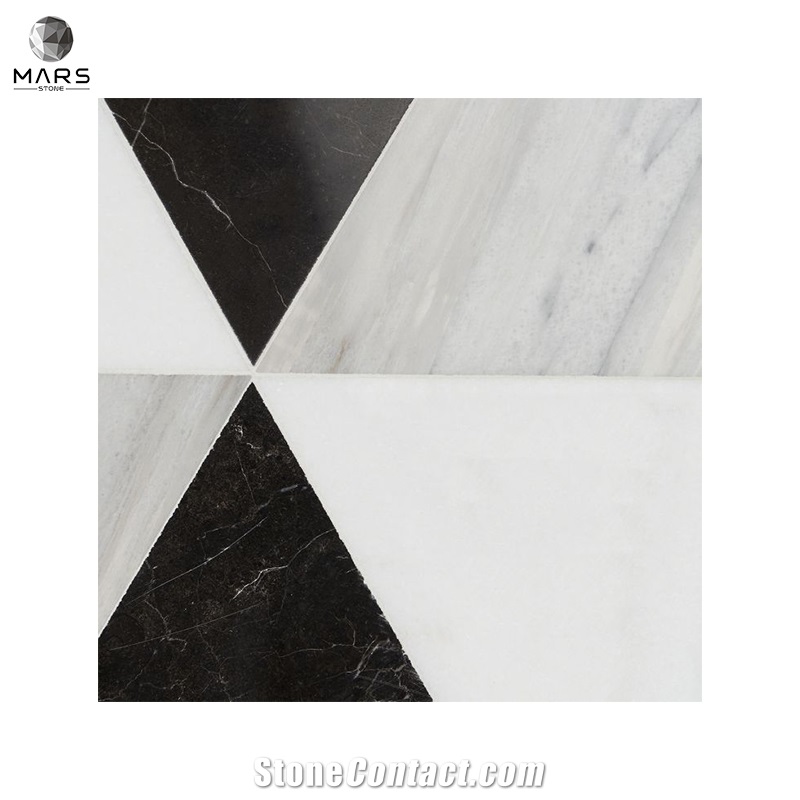 Hexagon Popular Cosmos Marble Polished Mosaic Marble Tiles