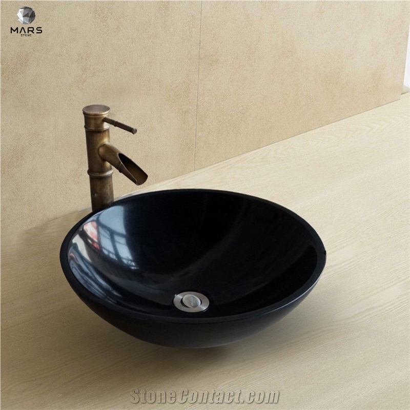 High Quality Polished Bathroom Round Shape Wash Basin