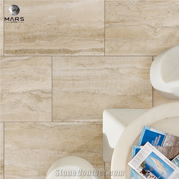 High Quality White Travertine Beige Tile And Slab On Sale