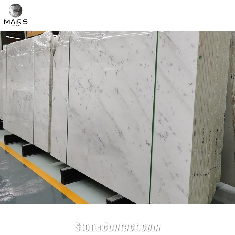 Home Design Bianco Namibia White Marble Slab Tiles For Floor