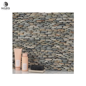 Irregular Shape Grey Natural Stone Mosaic Tiles