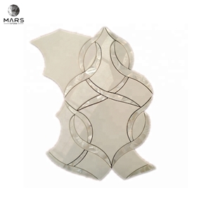 Luxurious Decoration Modern Water Jet Mosaic Tiles Products