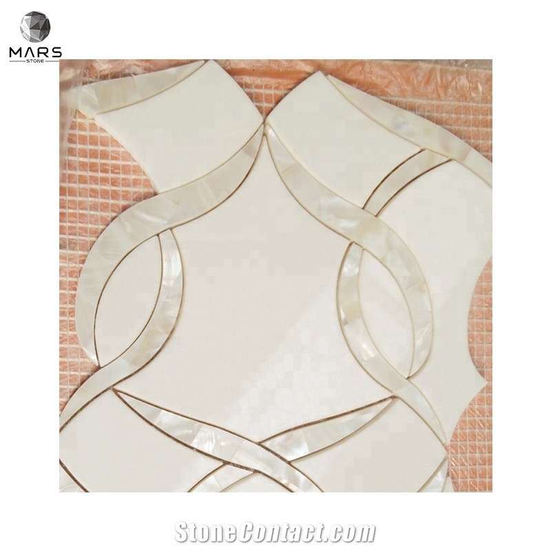 Luxurious Decoration Modern Water Jet Mosaic Tiles Products