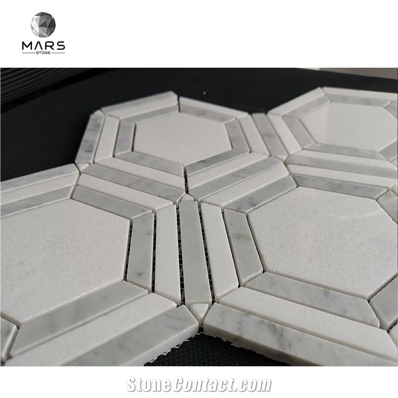 Marble Mosaic Tiles For Bathroom Wall Floor Decoration
