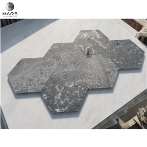 Modern Decoration Design Natural Dark Gery Stone Mosaic Tile