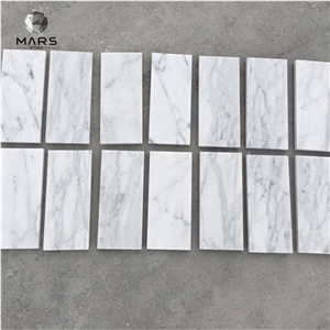 Natural Marble Stone Carrara White Marble Mosaic Brick Tiles