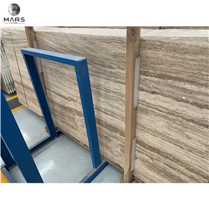 Natural Stone Coffee Travertine Brown Natural Slabs Tiles