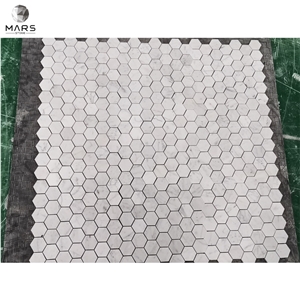 New Arrival European Style White Carrara Marble Mosaic Tiles