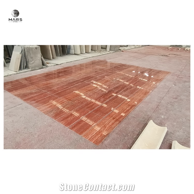 Red Travertine Cut To Size Rosa Rosso Travertine Tile 