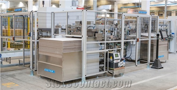 4PHASES System For Packaging Of Tiles Directly Inside The Machine