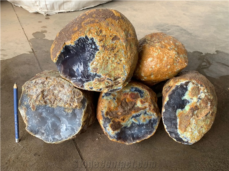 Brazilian Agate Full Precious Stone Boulders