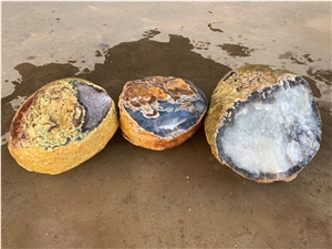 Crystalized Agate Rocks, Precious Stone Boulders