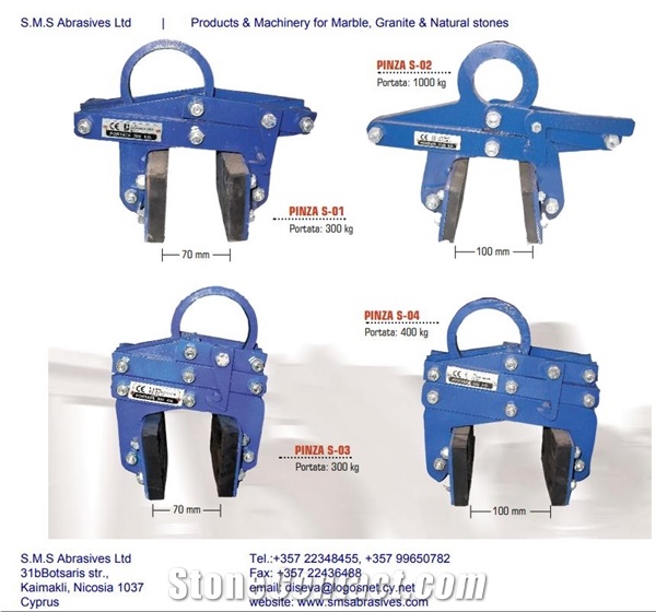 Scissor Clamps, Slab Lifter Clamps