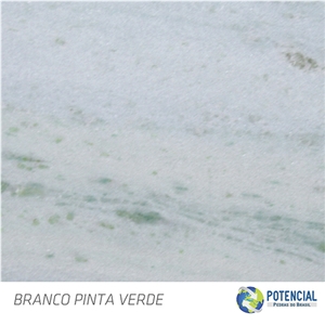 Branco Pinta Verde Marble Tiles & Slabs