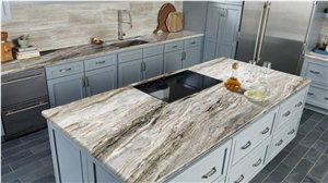 Fantasy Brown Marble Kitchen Countertops