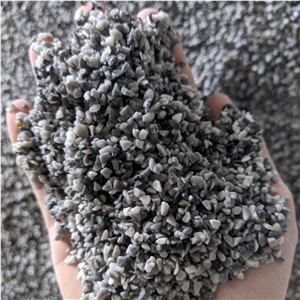 Crushed Gray Pebble Gravel Mini Stone For Landscape