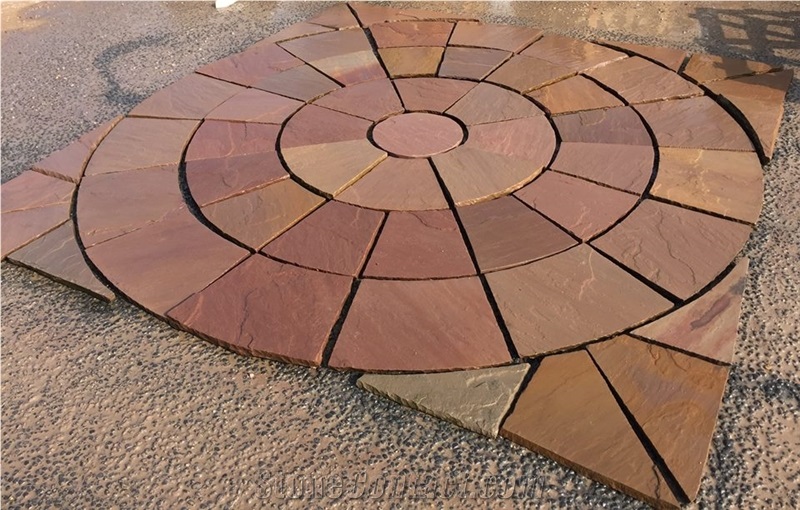 Modak Sandstone Paving Tiles, Modak Brown Sandstone