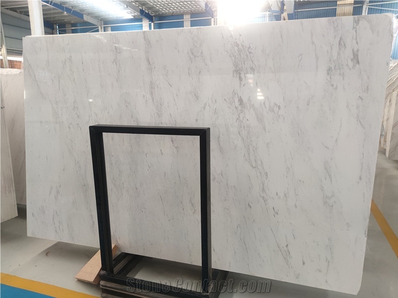 Volakas White Marble Tiles & Slabs Without Crystalspot
