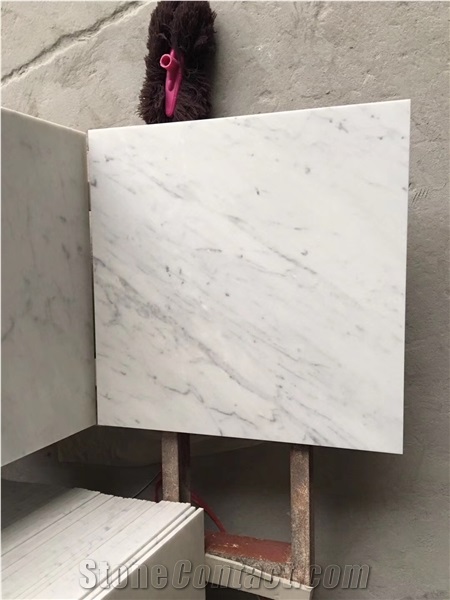 Bianco Carrara White Marble Floor Tile,Bathroom Tile Tile