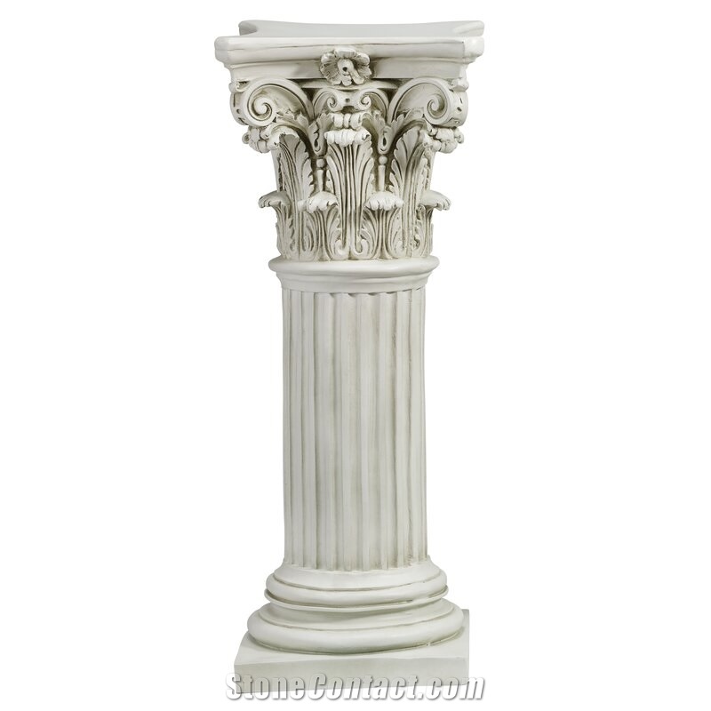 Factory Price Round Marble Stone Roman Pillars Column