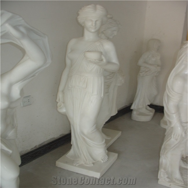 Figure Statue Outdoor Decoration Stone Naked Lady Sculpture