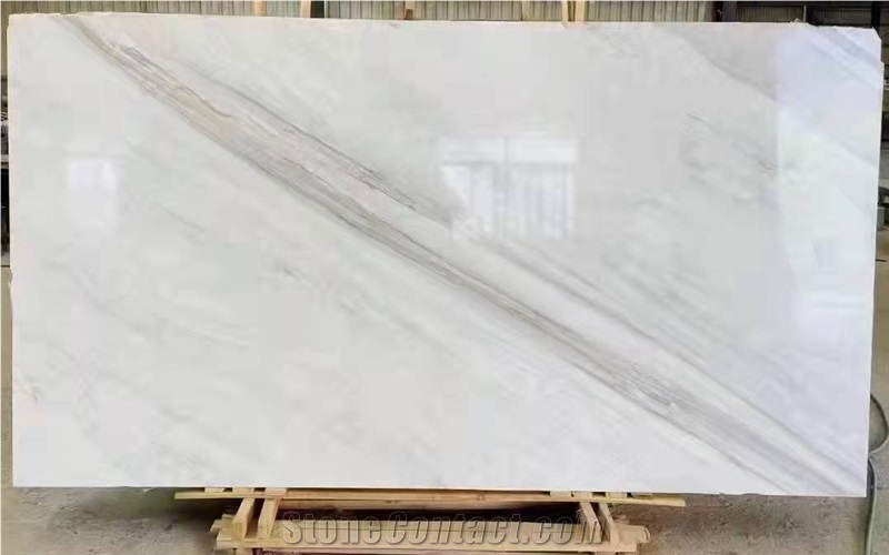 Old Quarry Volakas White Marble Slabs,Drama White Marble