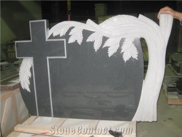 Tree Design Tombstones And Monuments With Top Quality