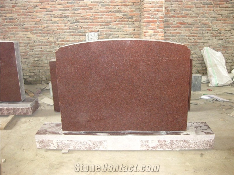 Upright Grave Granite Headstones American Style