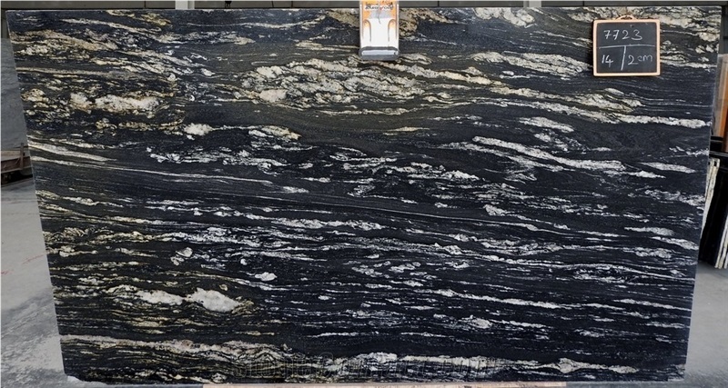 Titanium Black Granite Slabs