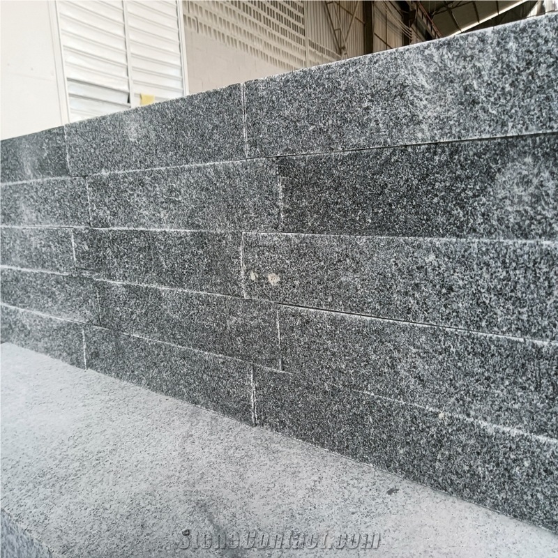 G654 Dark Grey Granite Split Wall Stone