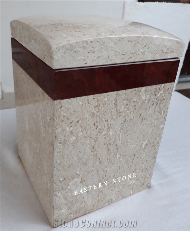 MARBLE STONE SQUARE Memorial BOX, RECTANGLE ASH URNS
