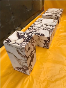 Bvlgari Marble Table Calacatta Lilac Italy Marble Cafe Table