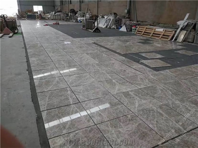 Exotic Dora Grey Cloud Grey Marble Slabs Floor Wall Tiles