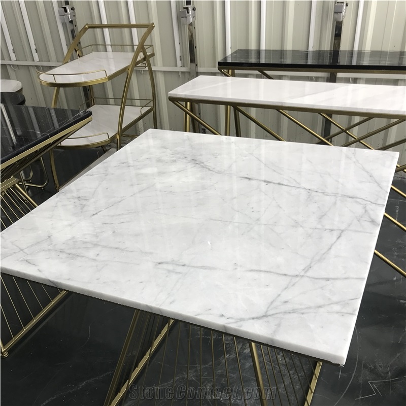 Marble Table Carrara White Calacatta White Customzied Design