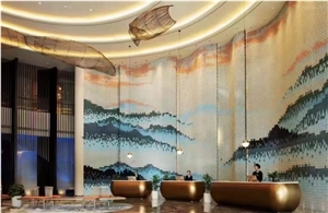 Wall Mosaic Modern Design All Surface For Hotels Halls Villa
