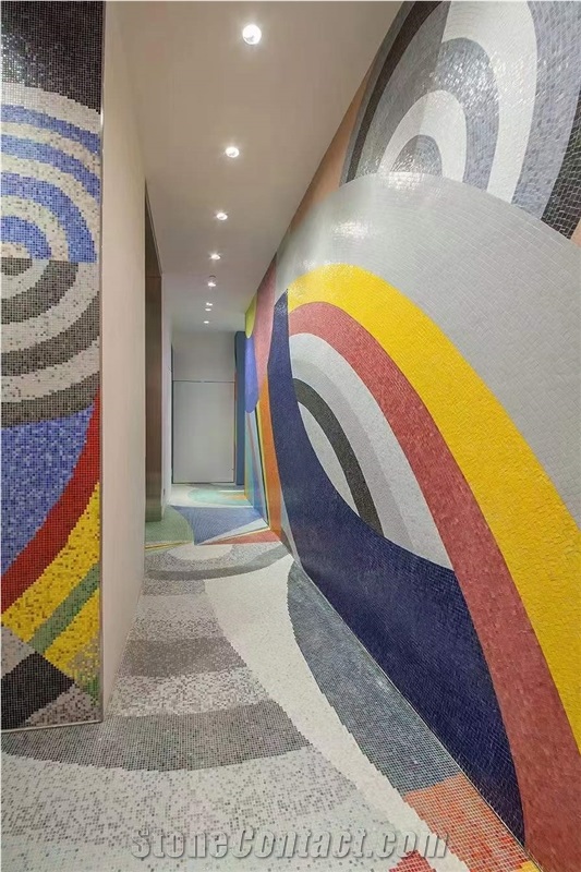 Wall Mosaic Modern Design All Surface For Hotels Halls Villa