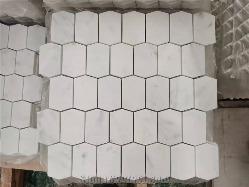 A Wide Range White Marble Mosaic Tile