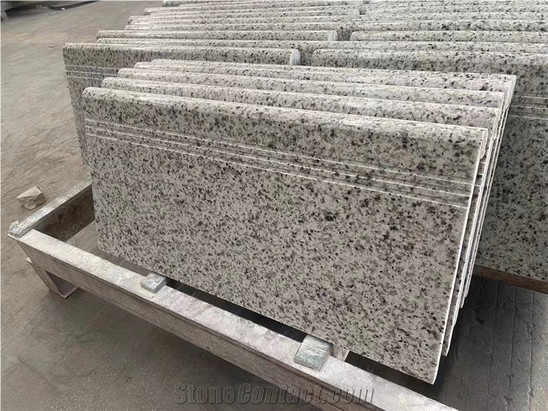 Natural Grey Stone Stairs Granite Flooring Tiles