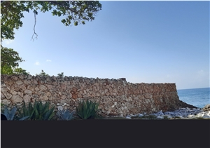 Coral Stone Retaining Wall Boulders
