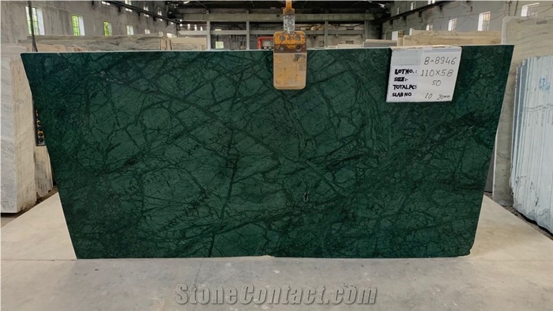 Forest Green Marble, Verde Guatemala Marble Slabs