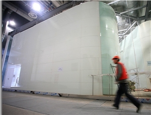Nano Glass Stone Pure White Slabs Tiles