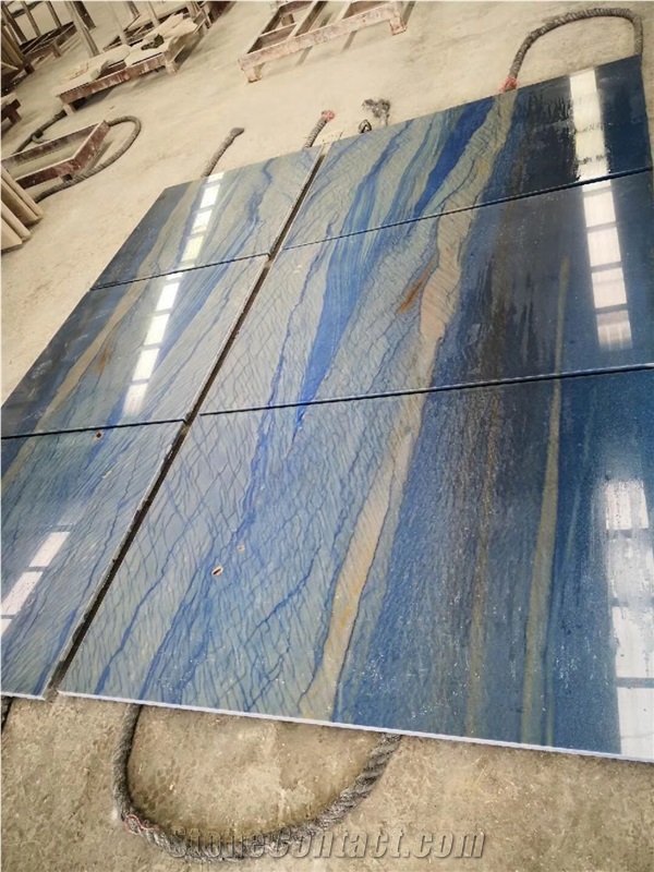 Blue Macaubas Granite Slab Wall Floor Tile