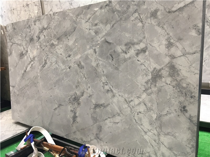Calacatta Grey Super White Quarzite Slab Tiles