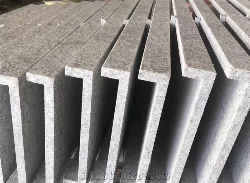 China Grey Wave Granite Cheap Slab Tile