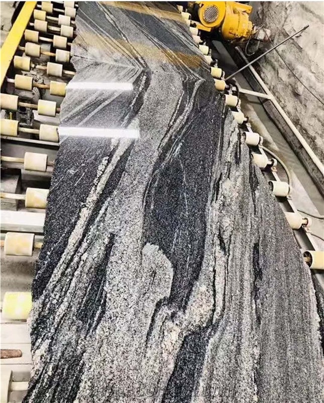 China Juparana Granite New Slab Tiles Paving Stone